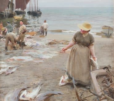 Anders Zorn fiskmarknad i St Ives