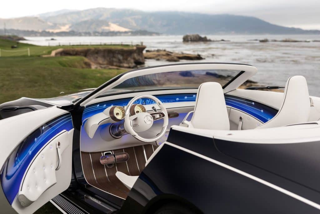 snygga elbilar Vision Mercedes-Maybach 6 Cabriolet