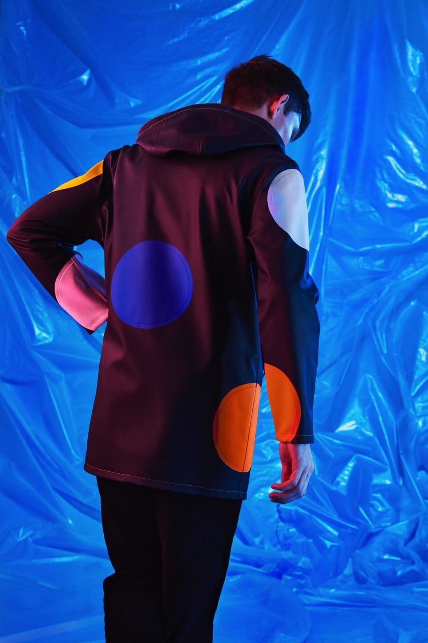 stutterheim happy socks regnjacka