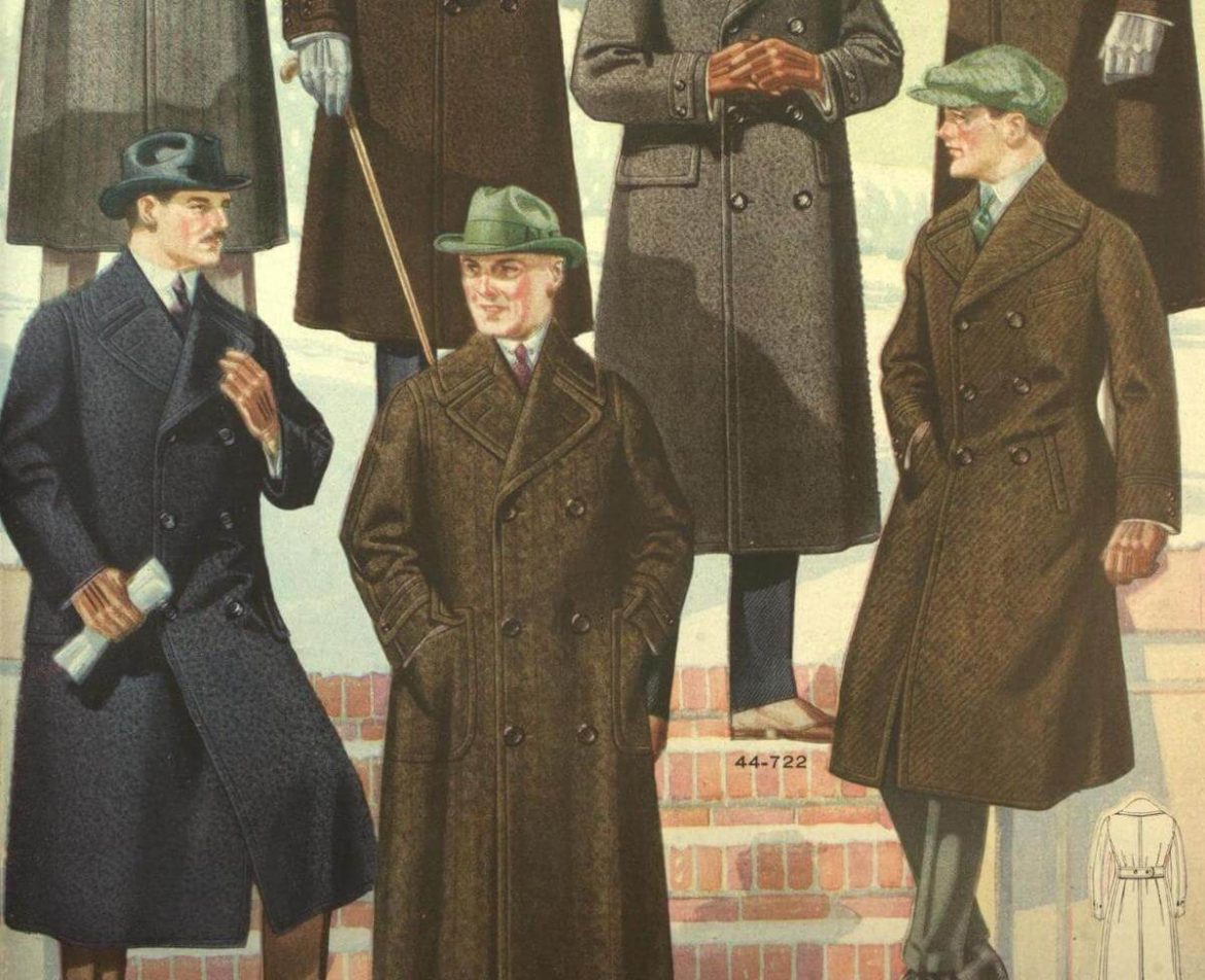 herrmode höst vinter 1920-talet