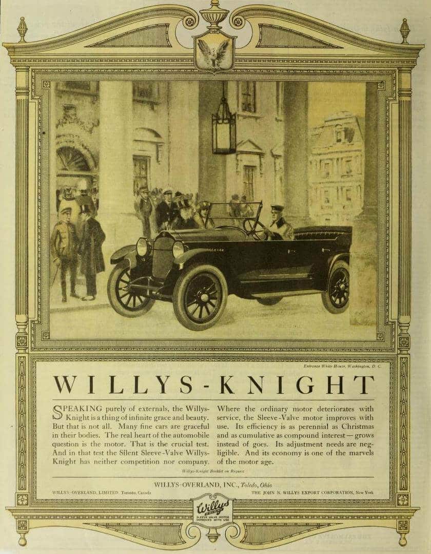 willys knight klassiska amerikanska bilar