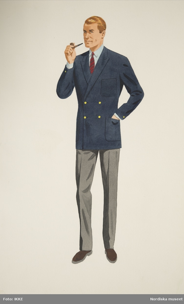 mode för män 1940-talet