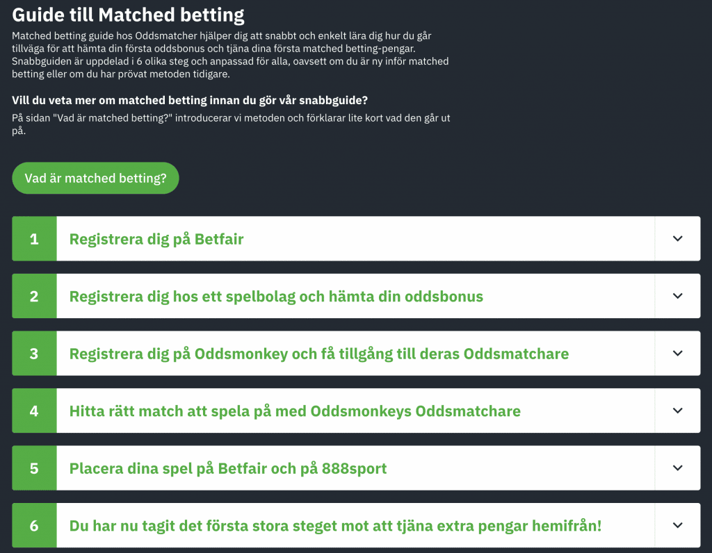 matched betting guide