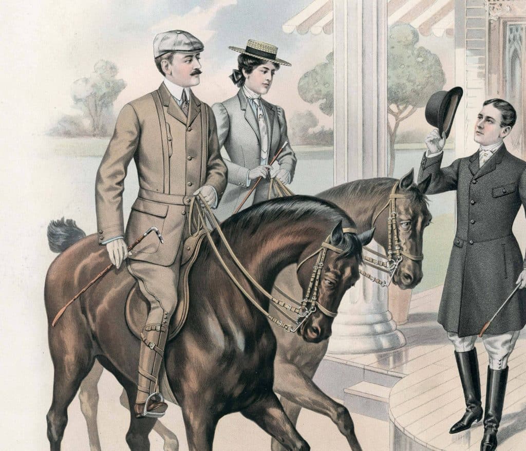 etikettregler promenad på häst