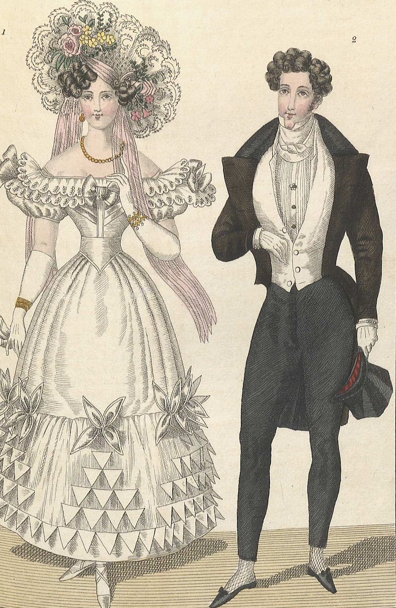 herr- och dammode 1800-tal
