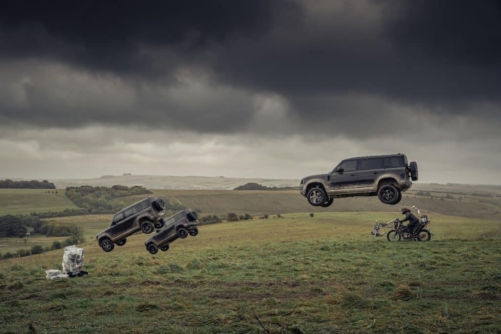 Land Rover Defender i James Bond-filmen No Time To Die