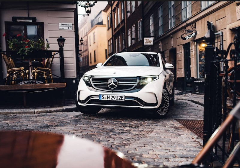 elbil Mercedes stockholm