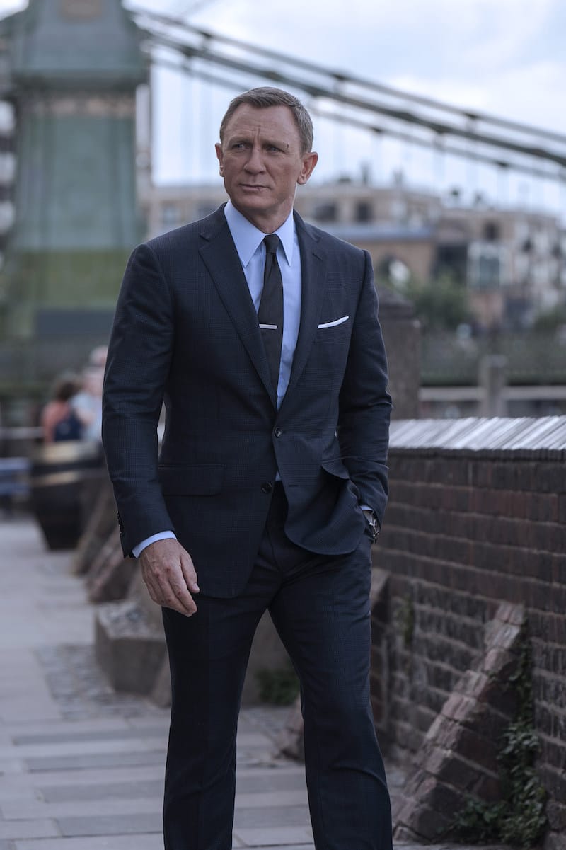 Daniel Craig, James Bond i Tom Ford i filmen No Time to Die