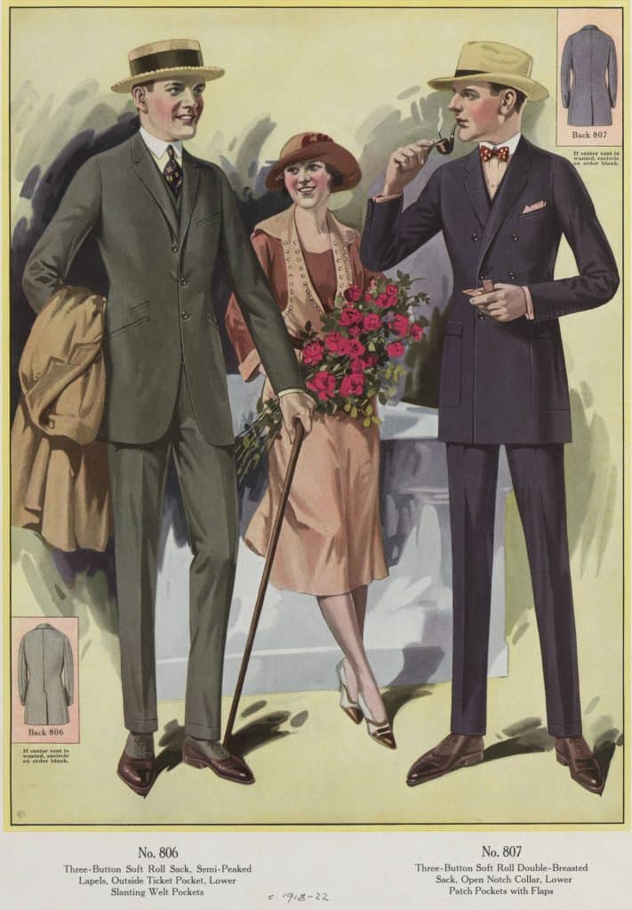 mode för män 1920-talet