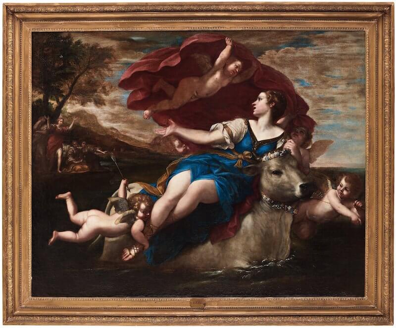 Francesco Albani europa och tjuren