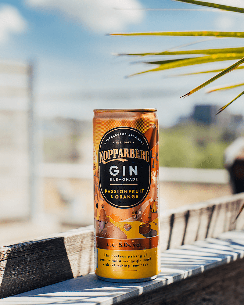 Kopparberg Gin&Lemonade ny alkoholläsk