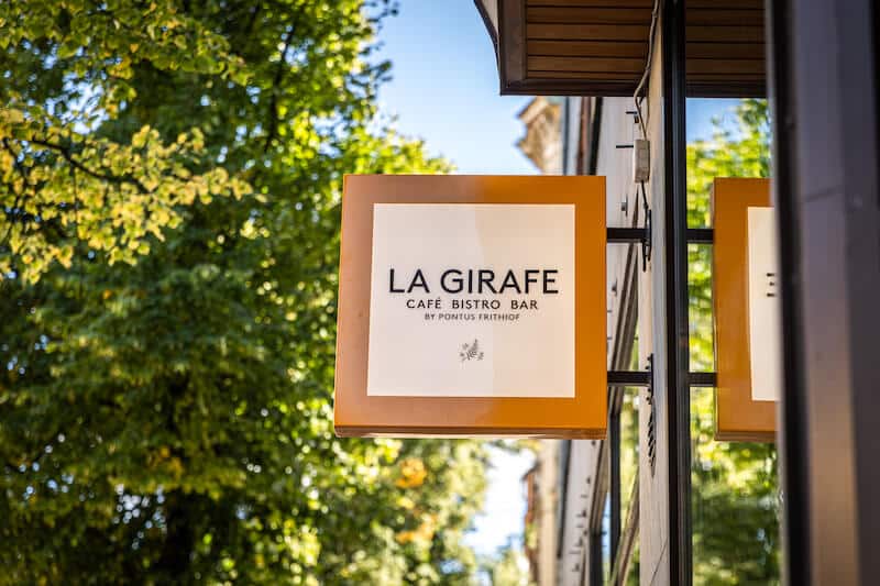 nya restaurangen la girafe på Kungsholmen i stockholm