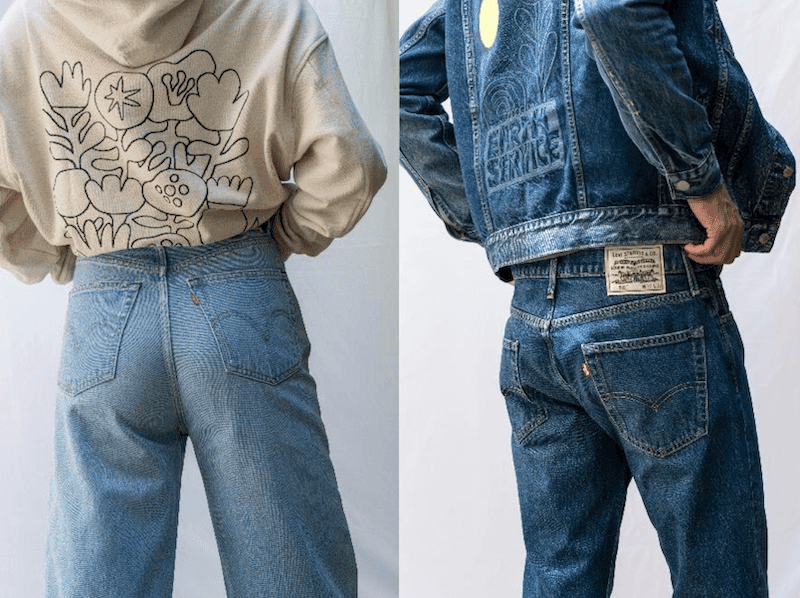 nya jeans från Levis modell 502