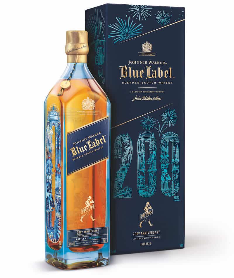 Johnnie walker 200 år kollektion whisky