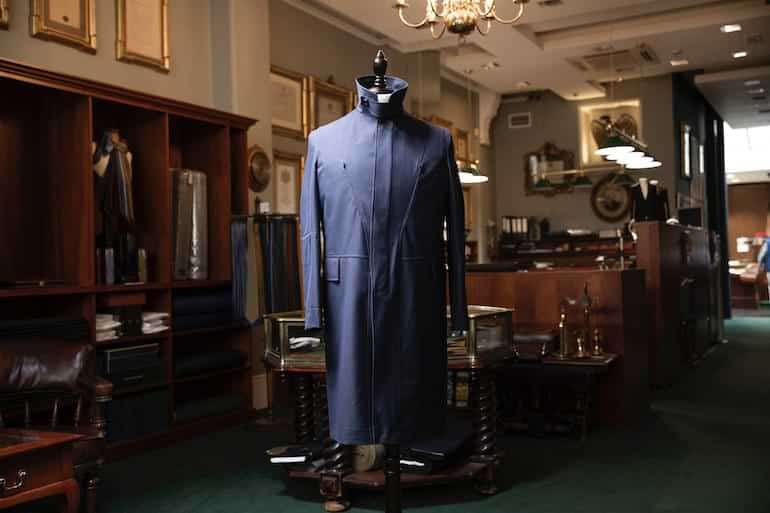 the travel trench samarbete Henry Poole gore-tex