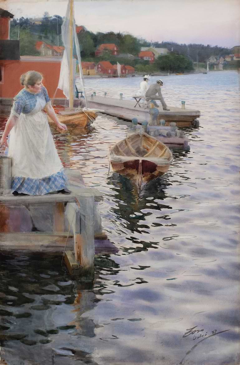 zorn målning dalarna