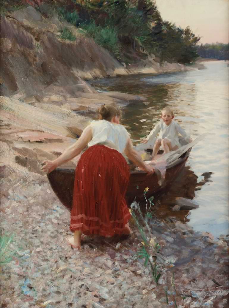 zorn målning