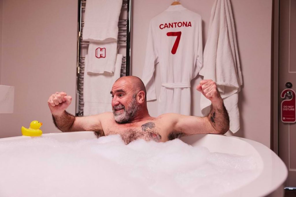 hotels.com Eric Cantona collaboration 2021