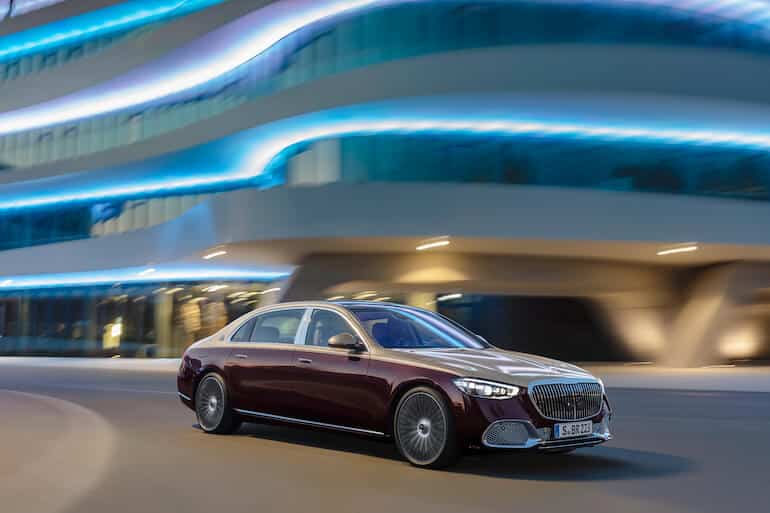 mercedes Maybach s-klass lyxigaste bilen från mercedes