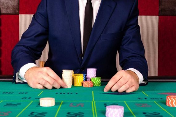 etikett klädsel på ett kasino