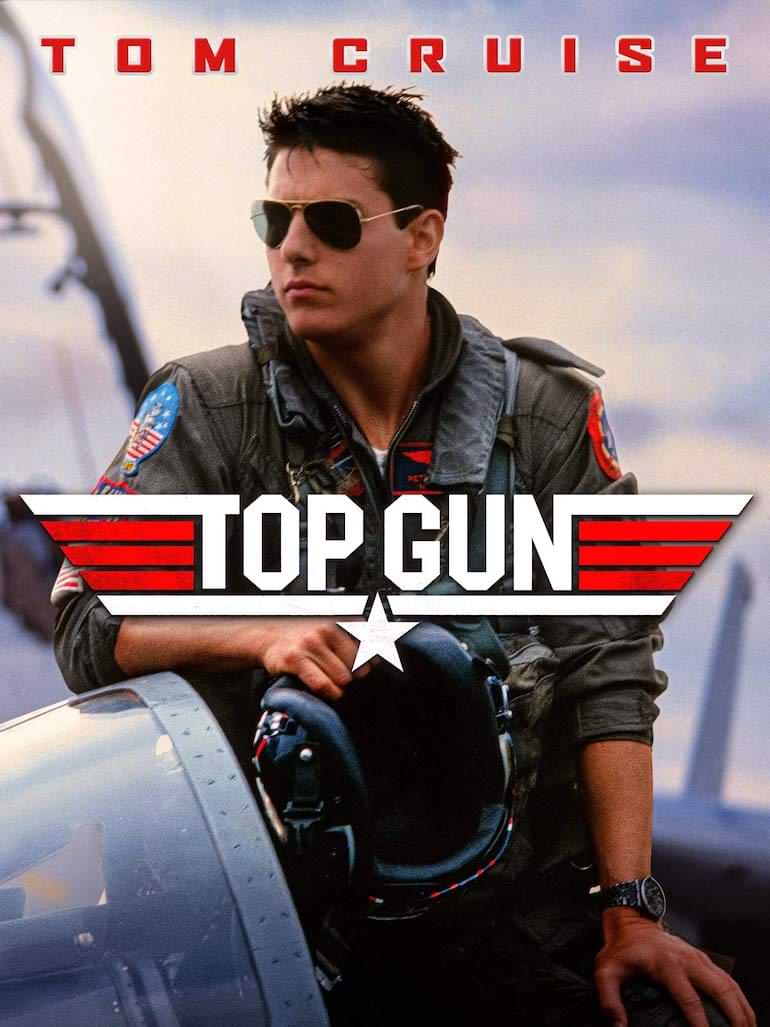 topgun solglasögonmode 1980-tal