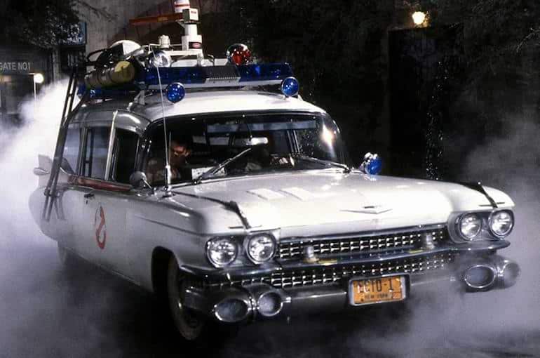 filmvärldens bilklassiker ghostbusters