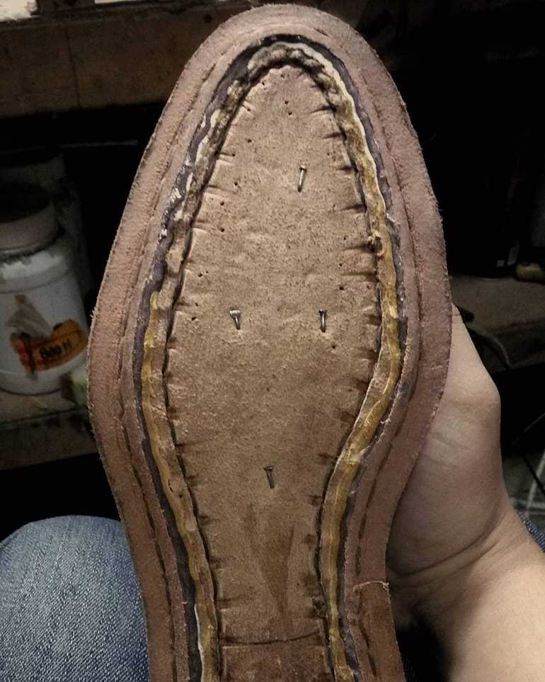 handgjorda skor tillverkning