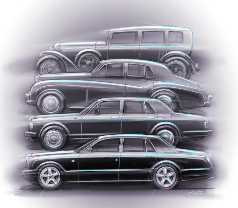 70 år av design Bentley