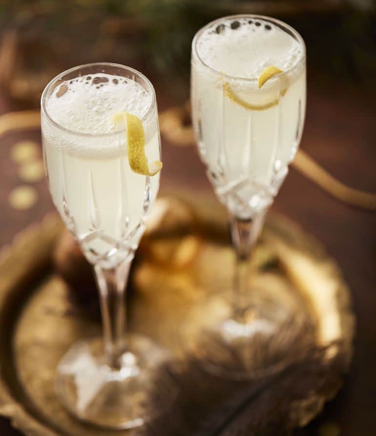 bästa nyårsdrinkar med champagne 2021