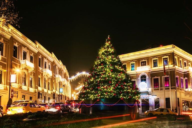 istanbul julbelysning
