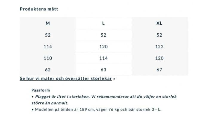 passform herrkläder online