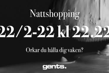 nattshopping hos Gents 22.2.2022
