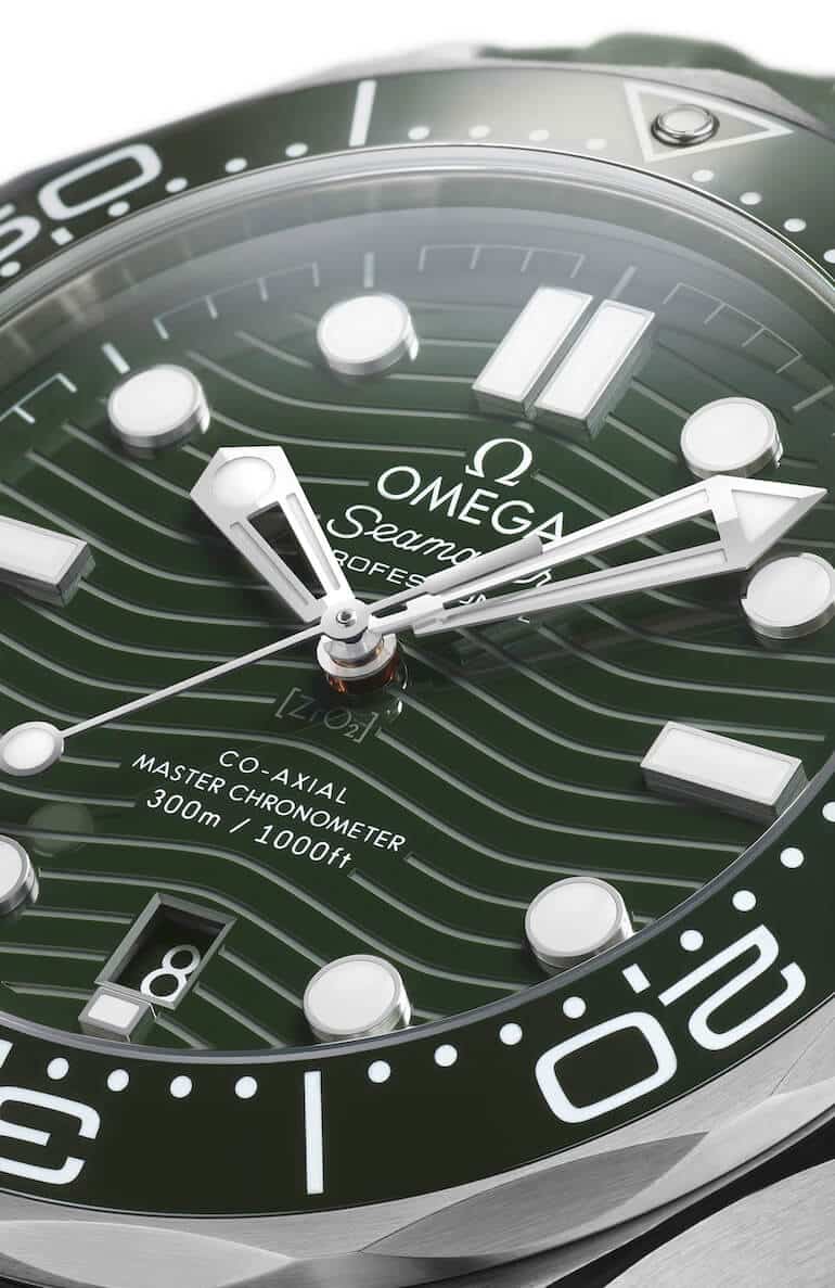 omega seamaster green dial