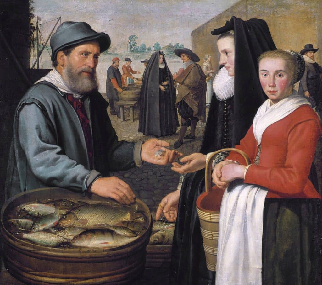 skräddarsytt The Fish Market av Jacob Gerritsz Cuyp