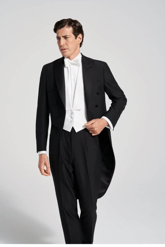 white tie bröllop