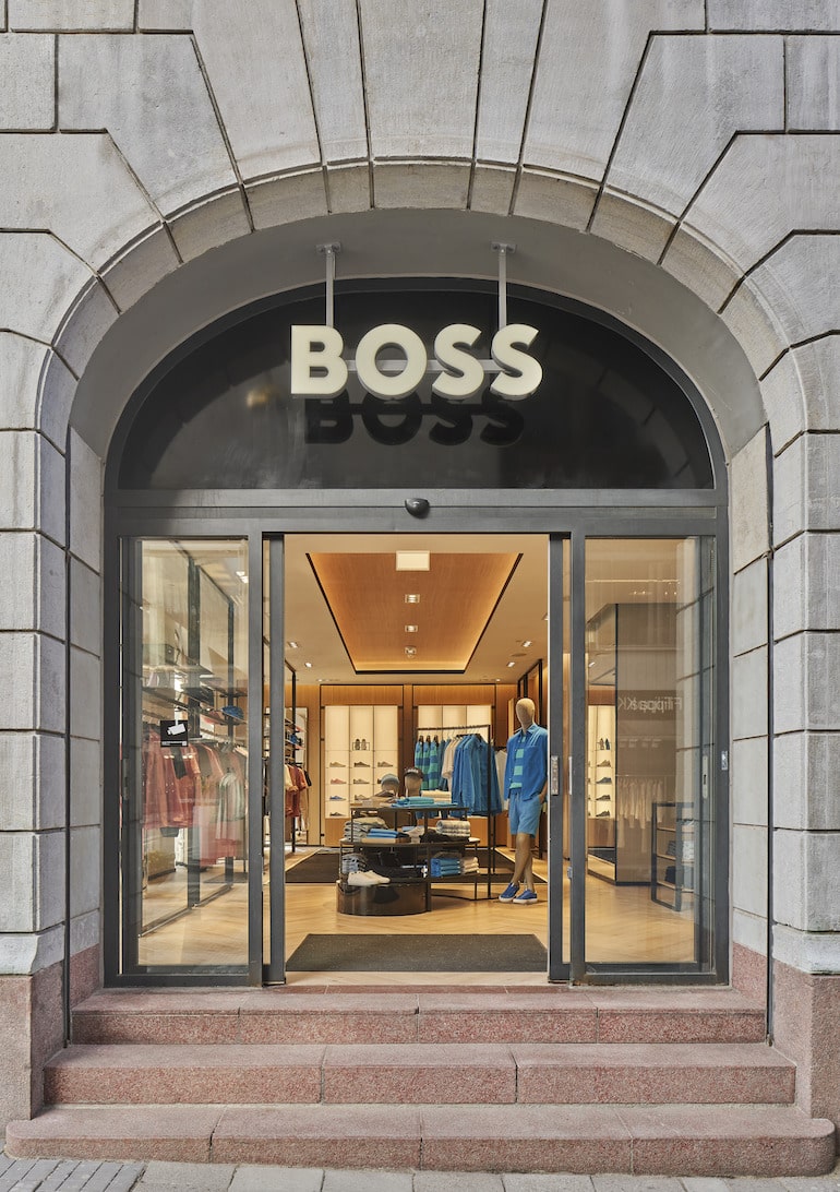 boss ny butik stockholm