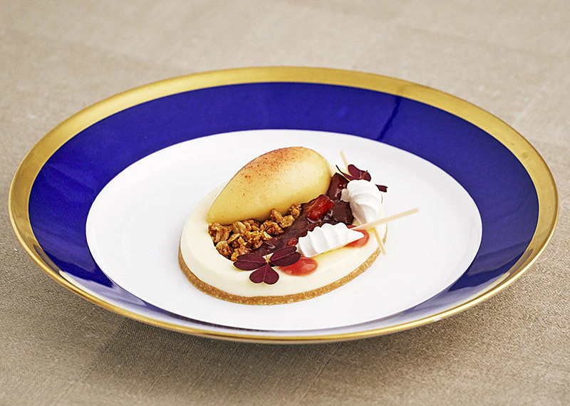 dessert vid årets nobelmiddag 2022