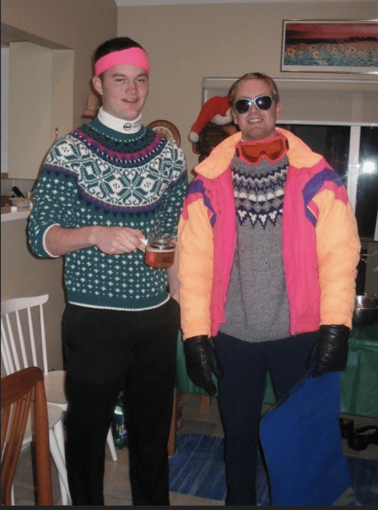 chris Boyd och jordan birch skapade fenomenet ugly christmas sweater day