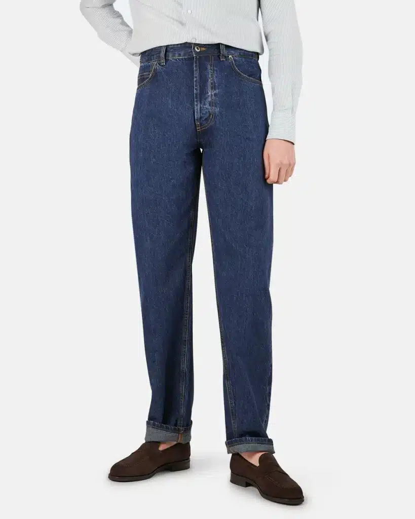 mörkblå jeans Cavour