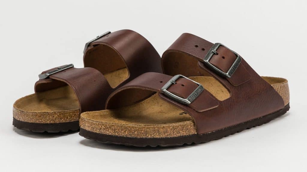 birkenstock lädersandaler herr