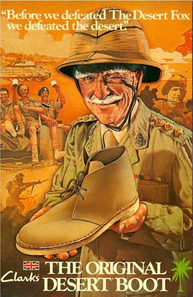 reklam för clarks desert boots