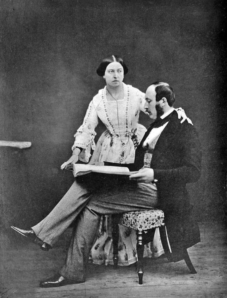 drottning Victoria och prins Albert
