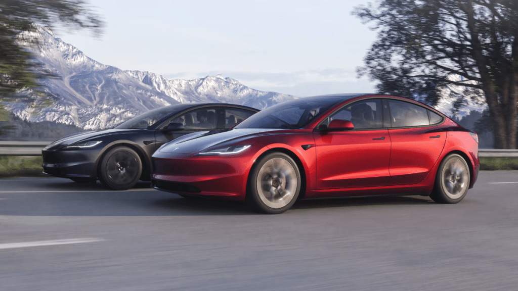 nya tesla model 3 2023 design