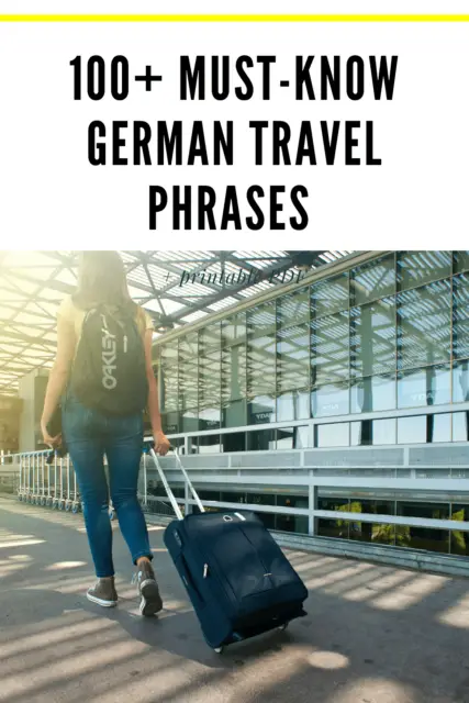 100 German travel phrases (