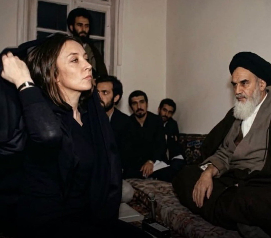 ئوریانا فالاچی و ڕوحوڵڵا خومەینی