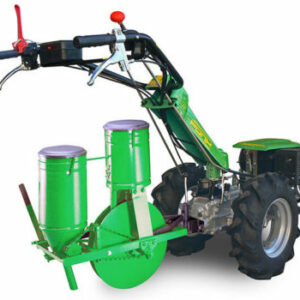 Såmaskin med gödselspridare