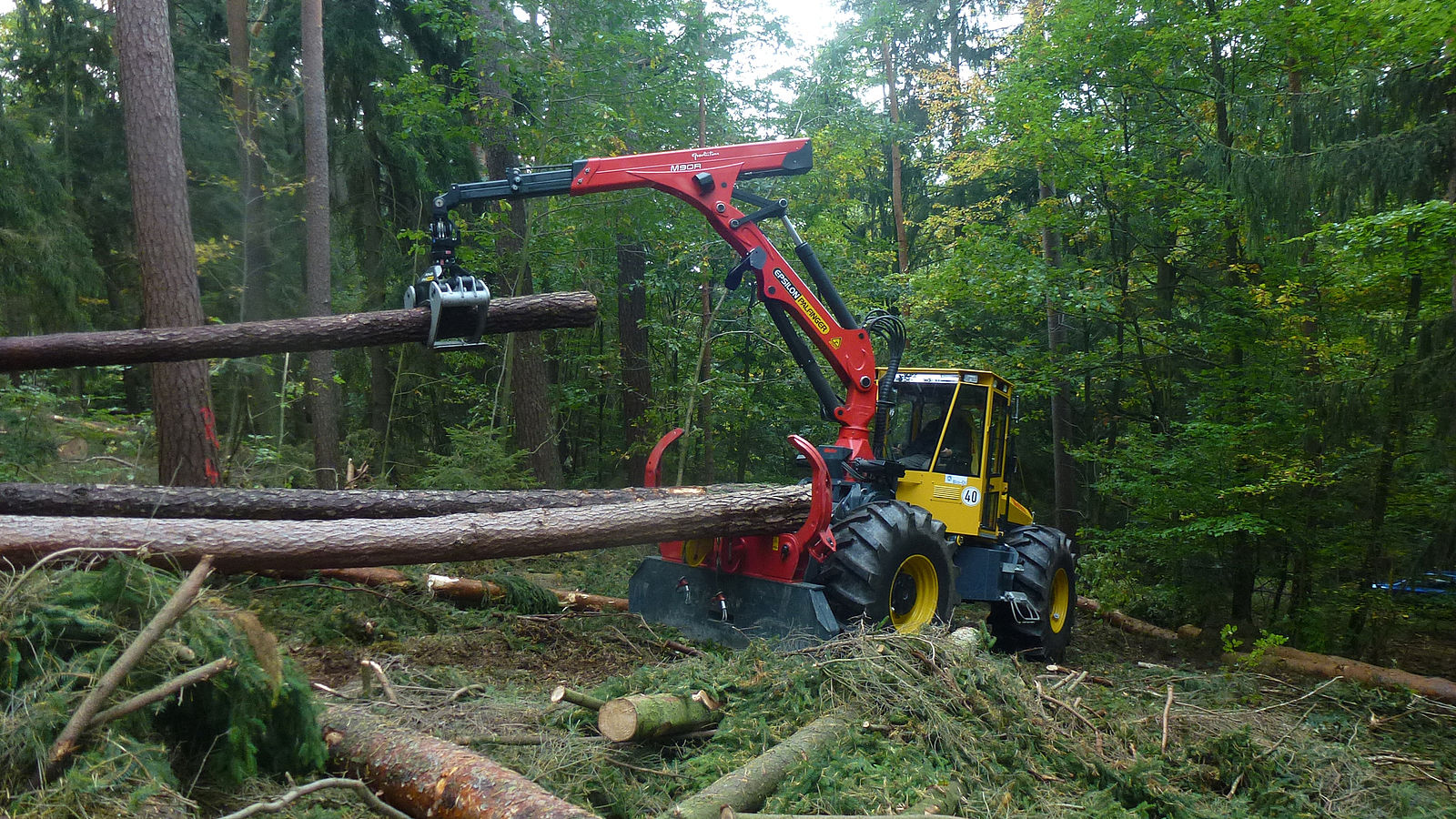 Skogsmaskin 4x4 Welte W130 - Bild 6