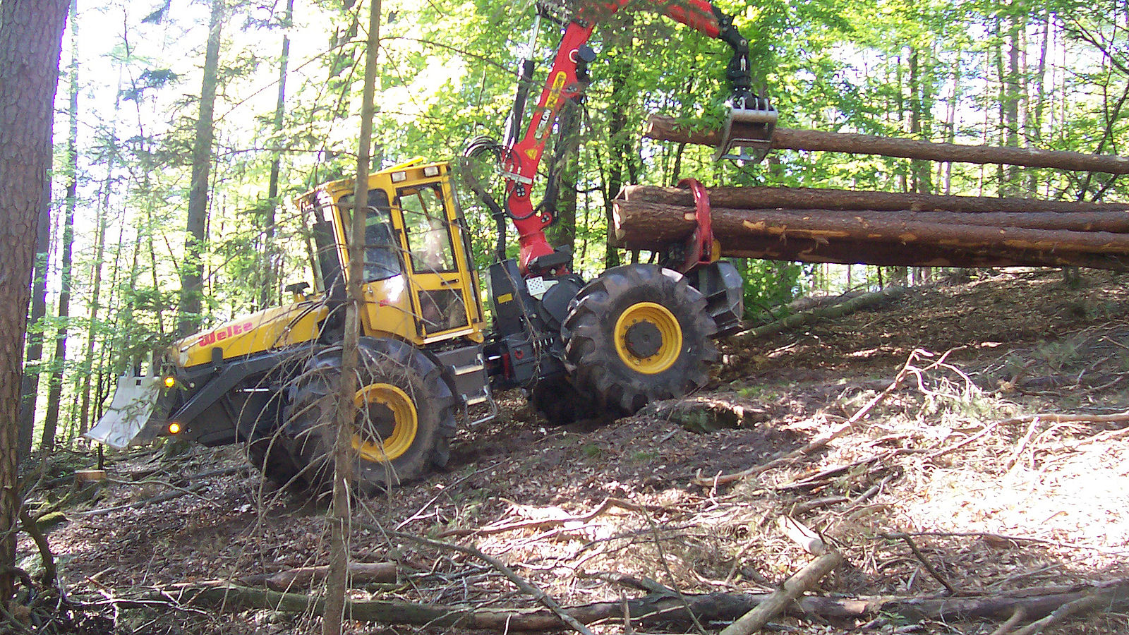 Skogsmaskin 4x4 Welte W130 - Bild 5