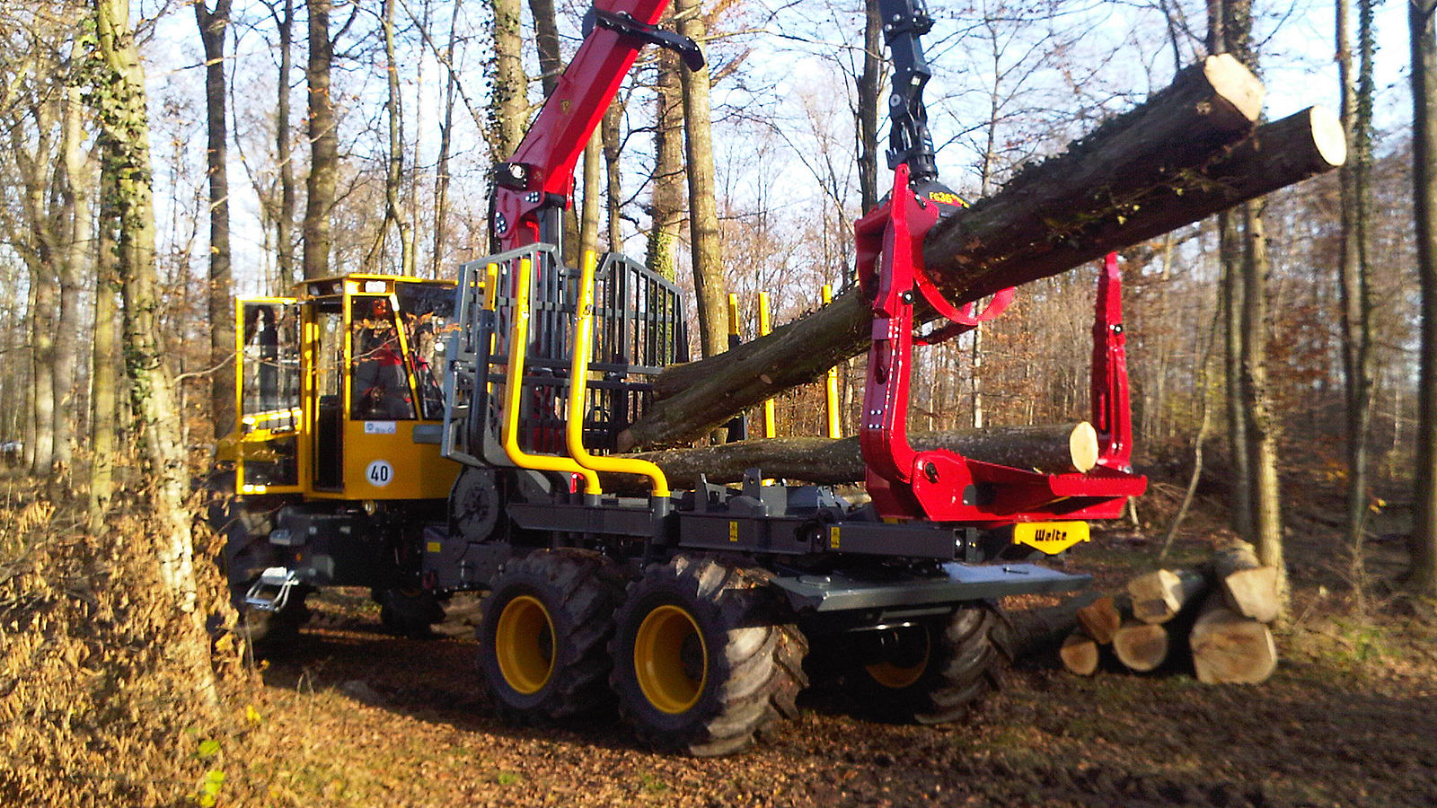 Skogsmaskin 4x4 Welte W130 - Bild 4