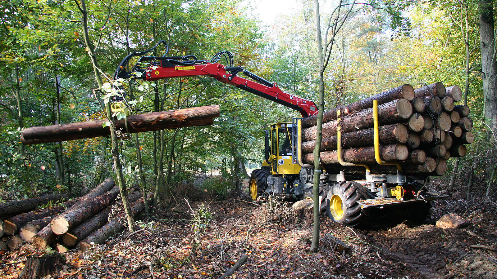 Skogsmaskin 4x4 Welte W130 - Bild 11